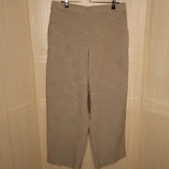 Alfred Dunner Petite Tan Elastic Waist Pants 14P - Picture 3 of 9